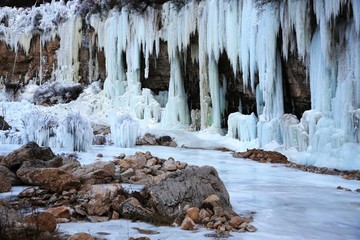 太行山冰雪景观