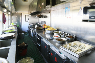 火车上的厨房