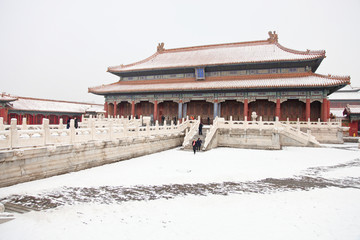 故宫雪景 皇宫雪景