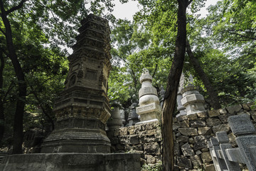 天津蓟县 盘山 塔林