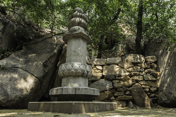 天津蓟县 盘山 塔林