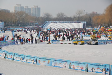 陶然亭亭冰雪嘉年华外景