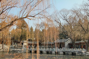 颐颐和园闲趣园冬景