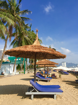 越南芽庄沙滩伞