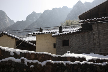 浦城雪景