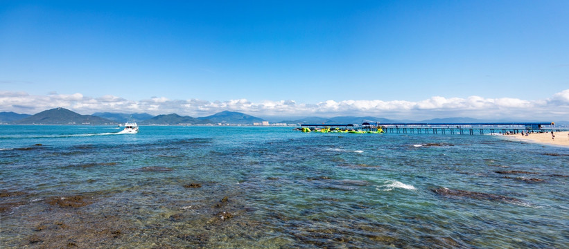 三亚西岛海岸全景