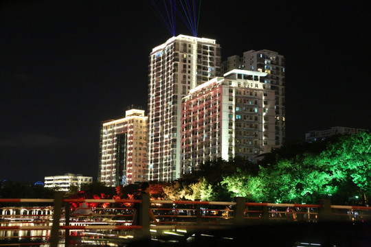 三亚大亚湾夜景