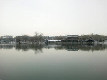 雪后大明湖