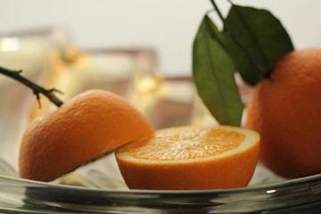 鲜橙 柑橘 果汁 桔子