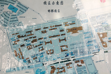 上海复旦大学 邯郸校区平面图