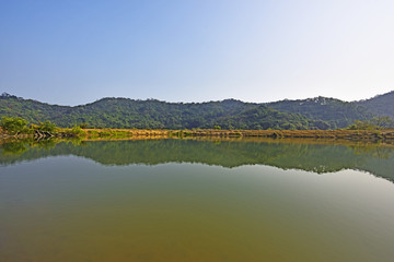 绿色山水