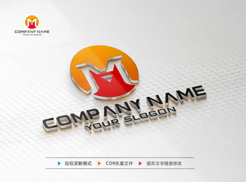 M字母LOGO设计 M字母标志