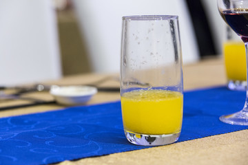 杯子 橙汁
