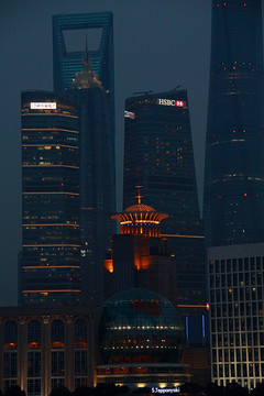 上海外滩夜景 上海风光