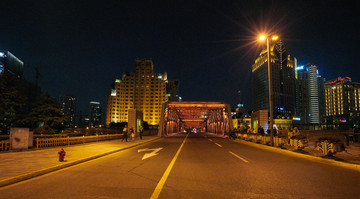 外白渡桥夜景 高清大图