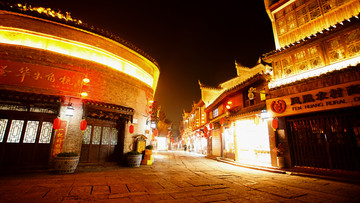 凤凰古镇夜色