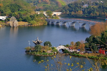 山水 园林 俯瞰