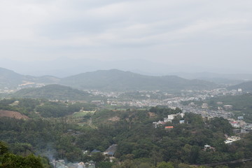 鸟瞰城市面貌