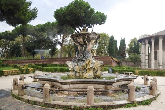 罗马城市雕塑 喷水池