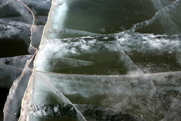 嫩江 冰 纹理 冰面