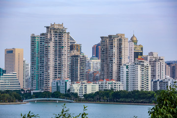 厦门筼筜湖 建筑