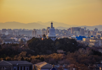 北海公园 景山 春节 景点