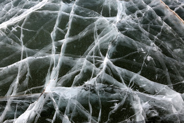 冰 纹理 冰面 裂痕