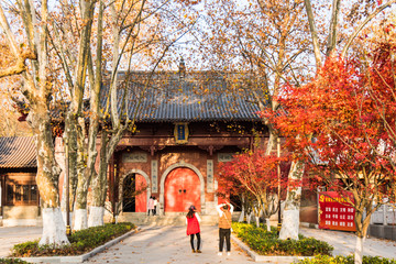 栖霞寺秋色