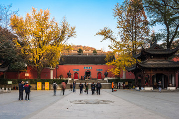 栖霞寺秋色