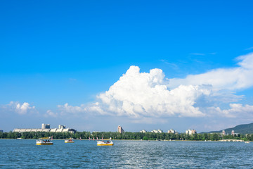 南京玄武湖风光