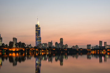 南京玄武湖夜色