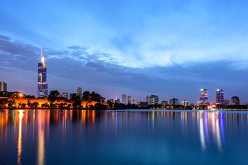 南京玄武湖夜景
