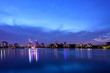 南京玄武湖夜景