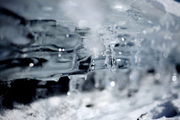 晶莹剔透 冰川 溶洞 冰脚 冰