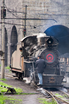 老式蒸汽火车