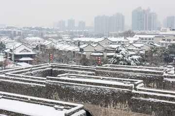中华门城堡雪景