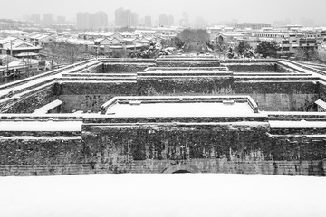 中华门城堡雪景
