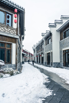 雪后街道