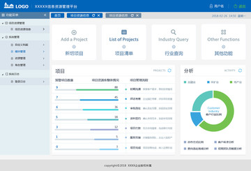 企业商务软件后台管理系统UI