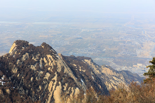 西岳华山 群山风光