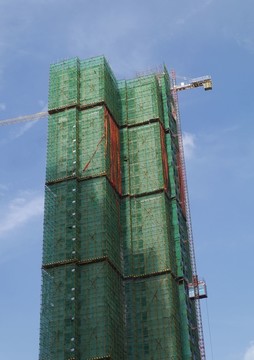 建设中的高楼