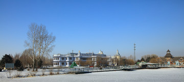 冬季伏尔加庄园 冬季自然风光