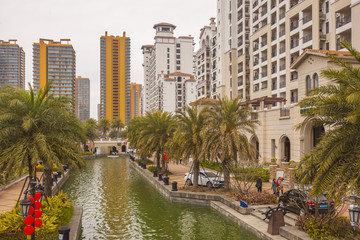 万科双月湾 小区内景