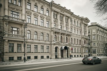 欧式建筑 圣彼得堡街景