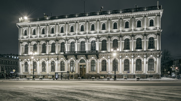 圣彼得堡建筑夜景