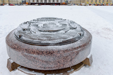 圣彼得堡古交易所浮雕纪念碑