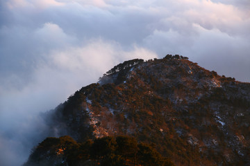 泰山云海 日出 泰山旅游