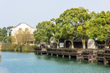 乌镇西栅景区水景