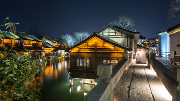 乌镇西栅夜景