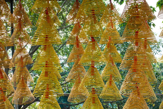 盘香 寺庙 宗教 高清